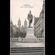 Magdeburg  -  Kaiser Fridrich Denkmal