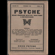 Psyche / Ročník XV. (1938, nekompletní)