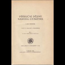 Příruční dějiny národa českého I, II (Knihy I.- VII.)