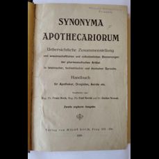 Synonyma apothecariorum (1929)