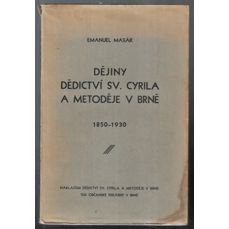 Dějiny Dědictví sv. Cyrila a Metoděje v Brně / 1850-1930