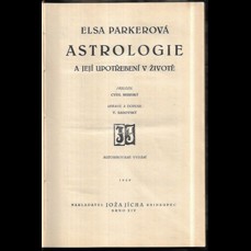 Astrologie a její upotřebení v životě (1929)