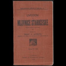 Uvedení do mluvnice staročeské (1913)