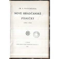 Nové hradčanské písničky (1918-1923)