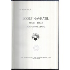 Josef Navrátil (1798-1865) / Jeho život a dílo