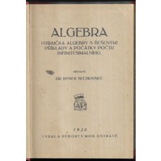 Algebra / Příručka algebry s řešenými příklady a počátky počtu infinitesimalního