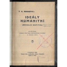 Ideály humanitní / Několik kapitol (1920)