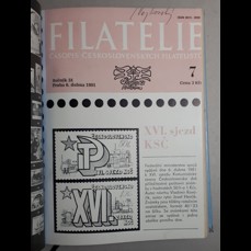 Filatelie / Časopis československých filatelistů (svázaný kompletní ročník 1981, 24 čísel)