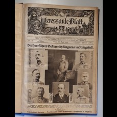 Das interessante Blatt 1914-1915 / 23 čísel roč. XXXIII + kompletní ročník (52 čísel) roč. XXXIV