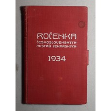 Ročenka československých mistrů pekařských / 1934