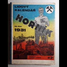 Lidový kalendář Horník na rok 1931