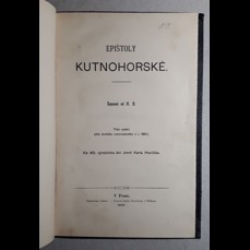 Epištoly Kutnohorské (1896)